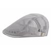 HT2215 Beret Spring Summer Men Women Cap Adjustable   Flat Cap Breathable Mesh Cap for Men Women Solid Plain Beret Cap