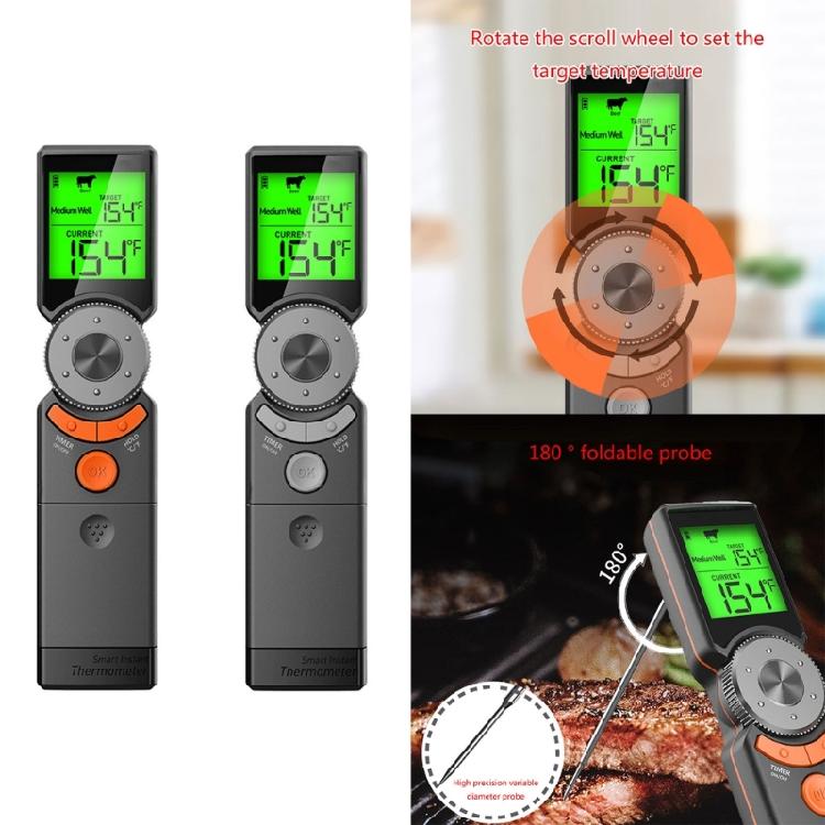 LCD Digital Probes Oven Thermometer Kitchen Cooking Food Temperature Measurement