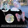Car Dashboard Ornament Funny Butterfly Dashboard Ornament Car Interior Decoration Wear-Resistant Butterfly Car Accessories Car