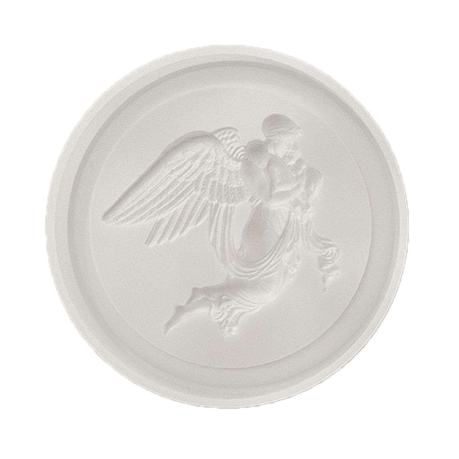 

Многоцелевой ангельский рельефный силиконовый поднос форма для поделок универсальный поднос для камеи украшения силиконовая форма большой поднос для поделок 4