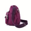 Women's Large Capacity Crossbody Bag with Adjustable Strap & Multi-Pocket Casual Travel Handbag Suitable for Travel,  Zipper Closure