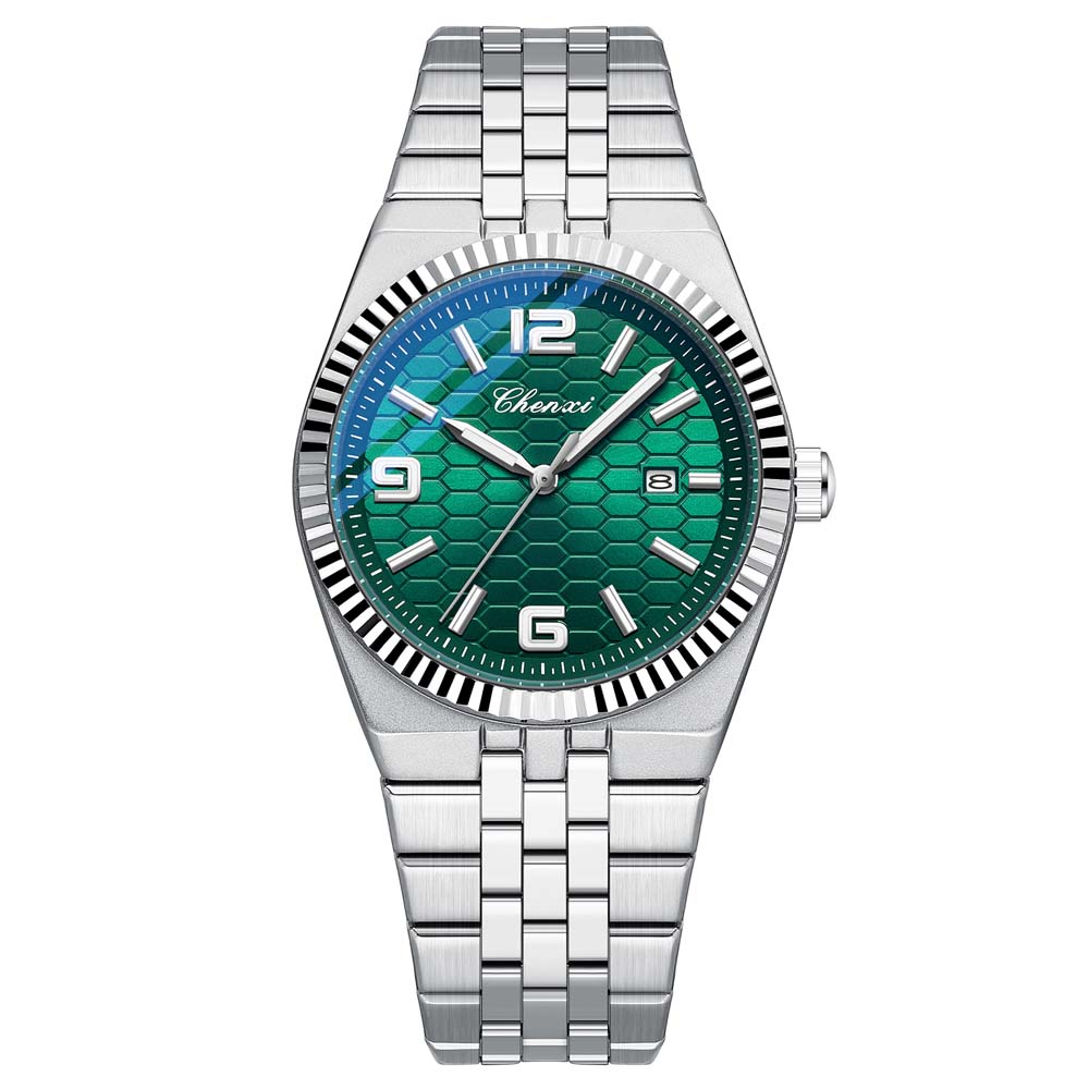 CHENXI Luxury Watch For Man Stainless Steel Waterproof Luminous Date Male Quartz Wristwatches Man Clock New