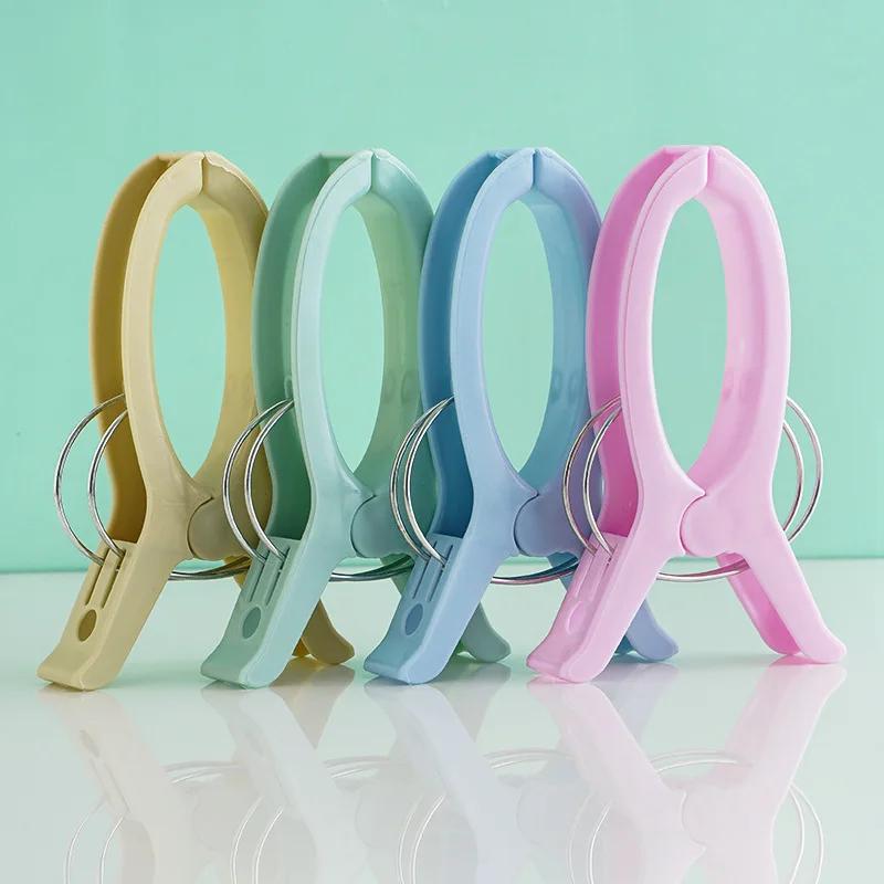 Grande Cor Windproof Clothespins Toalha De Praia Clip Sunbed Clips Colcha Decorativa Clothespins Mini Gadget Por Lote Clothespin