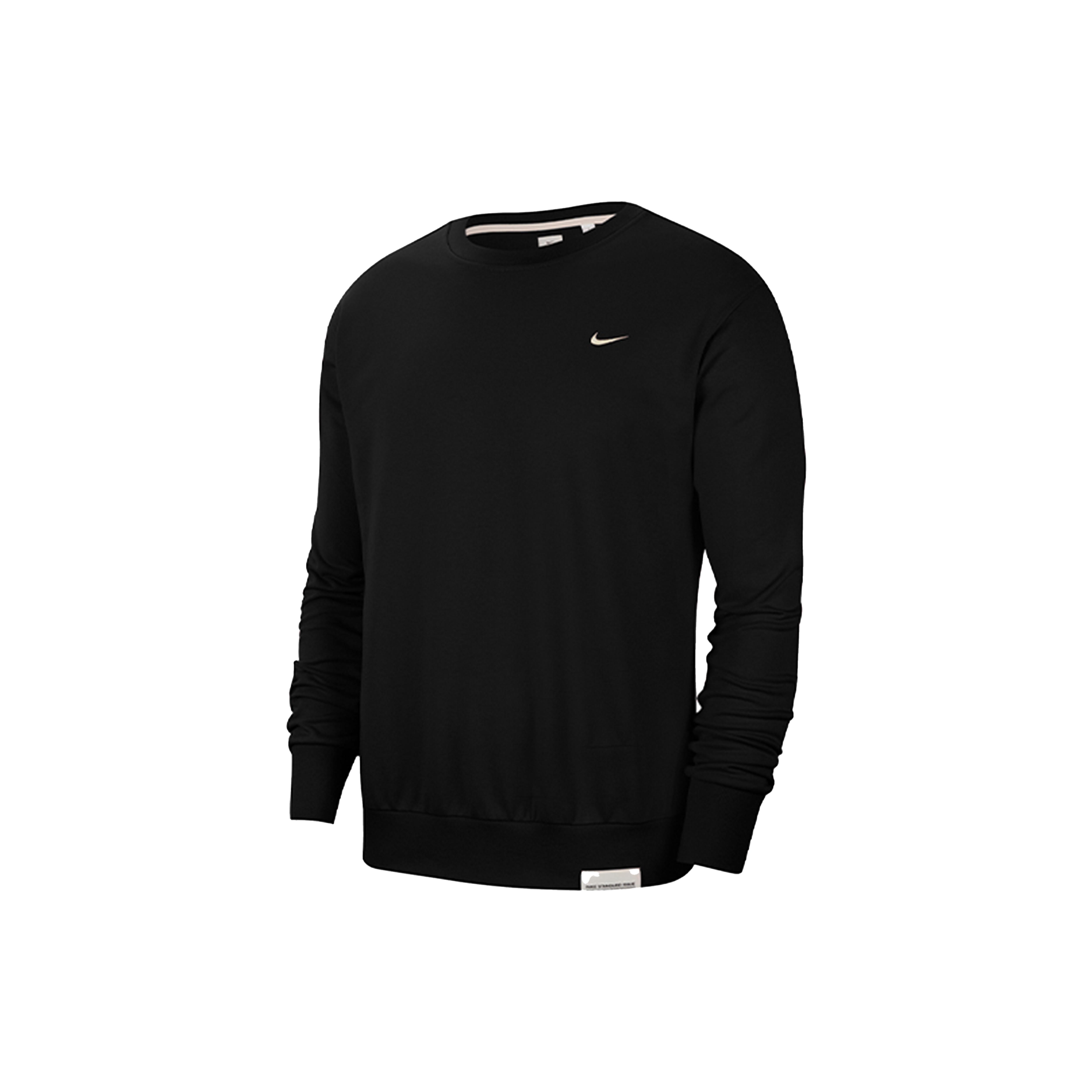 Мужские толстовки Nike Dri Fit Черные с круглым вырезом Умеренный Обычный CK6359-010 M