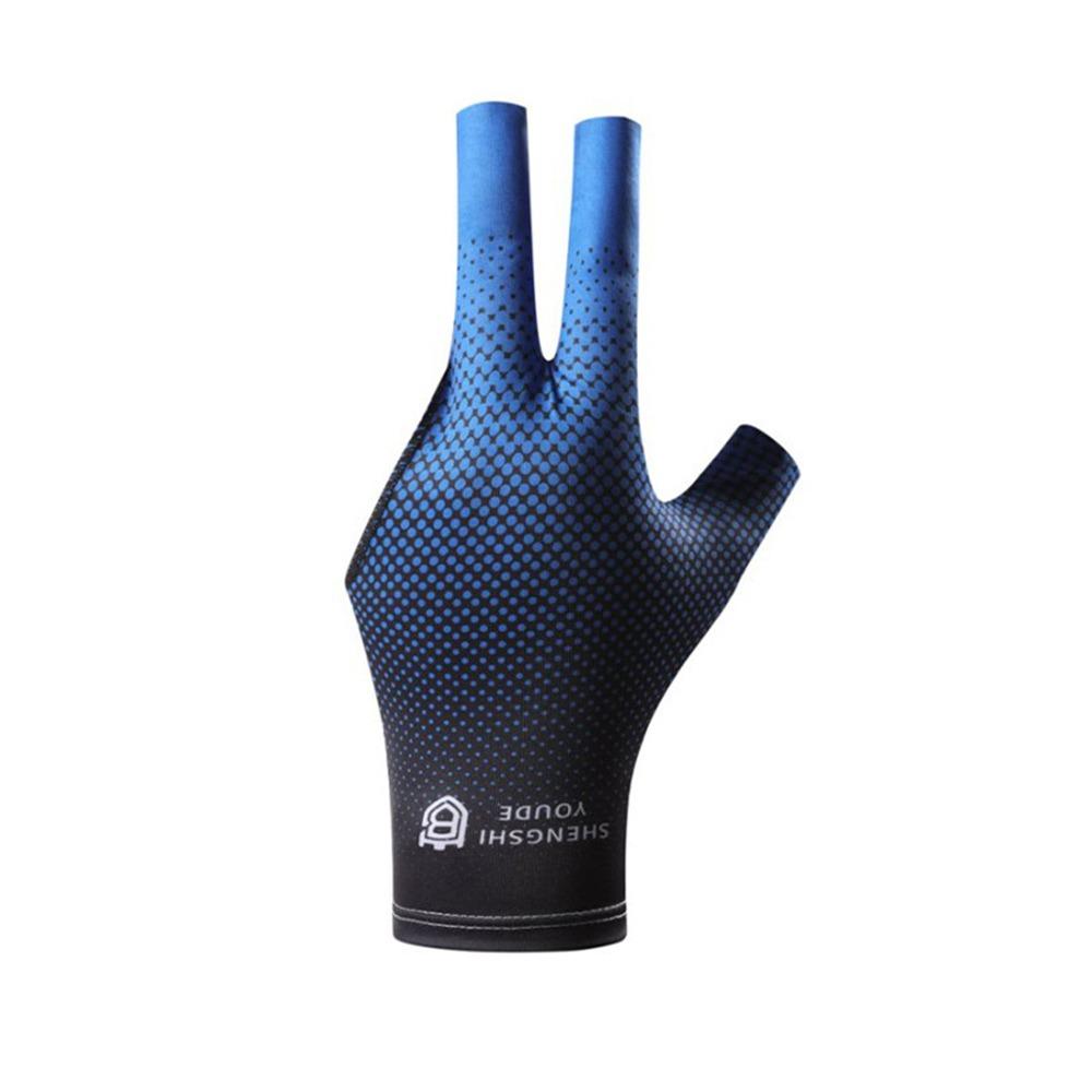 

1Pc Non Slip Billiards Glove Elastic Billiard Training Glove Billiard Accessories синій