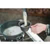 Snow Peak E-314R Deep Titanium Sierra Cup with Lid Lightweight Stainless Steel Measuring Cup for BBQ Camping Outdoor