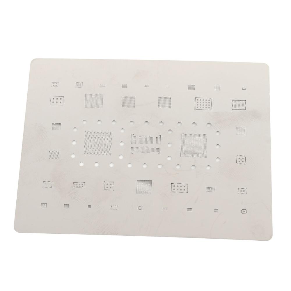0.12mm Pitch BGA Reballing Stencil with IC Slots Soldering Rework Template  Phone Repair
