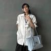 New Lee Fabric, PU Crossbody Bag, Shoulder Bag, Handbag Large Women's Light Blue LE250015L-502