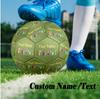 Custom Text Size 5 Soccer Ball, Standard Match Football For OutdoorPikmin
