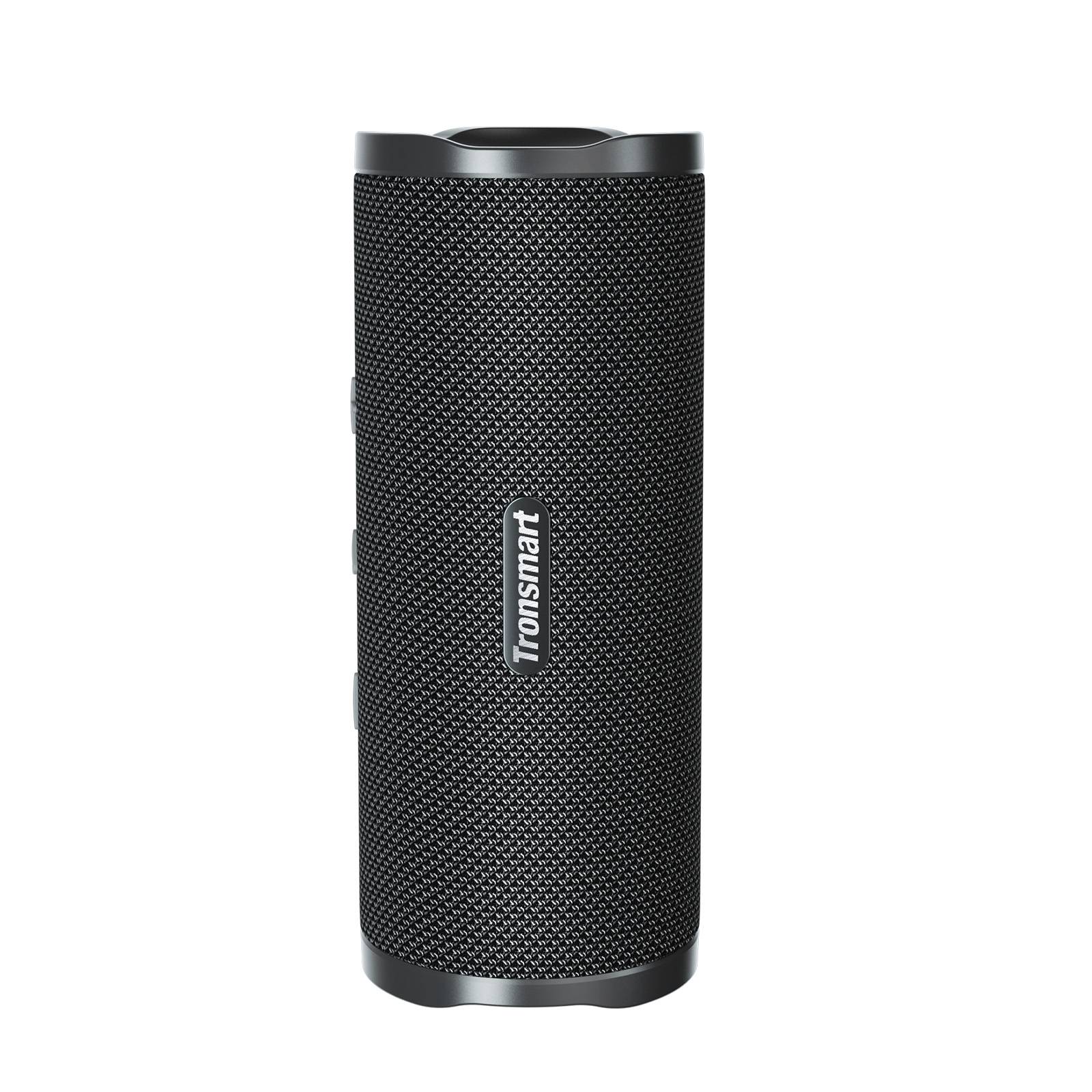Tronsmart Mirtune C3 Bluetooth-Lautsprecher, 24 W starker Klang, IPX7 wasserdicht, 12 Stunden Wiedergabezeit, Stereo-Kopplung, tragbar mit Trageschlaufe, Outdoor schwarz