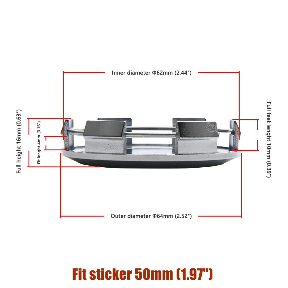 4 STKS 64 MM Buiten Diameter / 62 MM Binnen Diameter Velgdopjes RAYS VOLK VR GRAM Logo Wiel Center Dop Wieldeksel Naafdoppen Sportauto Band Accessoires