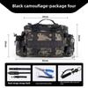 "Luya Multifunctional Waterproof Fishing Gear Waist & Messenger Bag – Large Capacity Rod & Storage Bag"