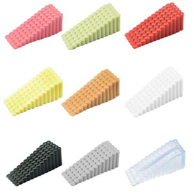 Fermaporta in silicone Riutilizzabile Blocco antiurto Fermaporta con cuneo Fermaporta Maniglia per porta Tappo anticollisione per porta dell'ufficio domestico