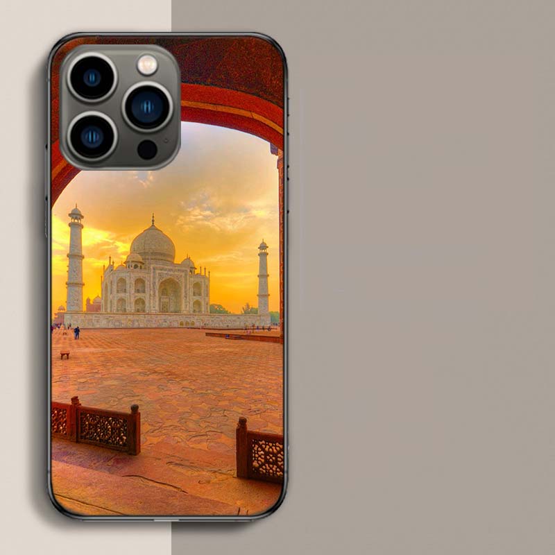 

The Taj Mahal at Sunset Phone Case For Iphone 17 Air 15 Pro 14 Plus 16 Pro Max 17E 16E 12 13 Mini 11 Cover Cute Fundas iPhone 11