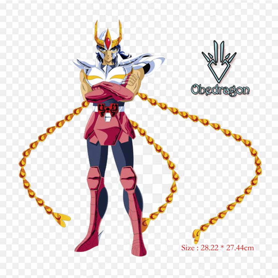 Phoenix Ikki Pegasus Seiya Cygnus Hyoga Iron On Patches For Clothing Applique Stickers On Clothes Heat-Sensitive Custom Patch