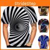 Vivid Funny Hypnosis 3d T-shirt With Psychedelic Colorful Print For Men And Women
