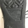 CONVERSE Leather High Top Sneakers Black US5.5 Unisex Vintage Style(USED)