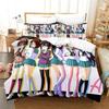 Anime A Channel Bedding Set Printed Bed Set With Pillowcase Duvet Cover Soft Queen King Size Bedclothes Home Adult Kid Bedroom