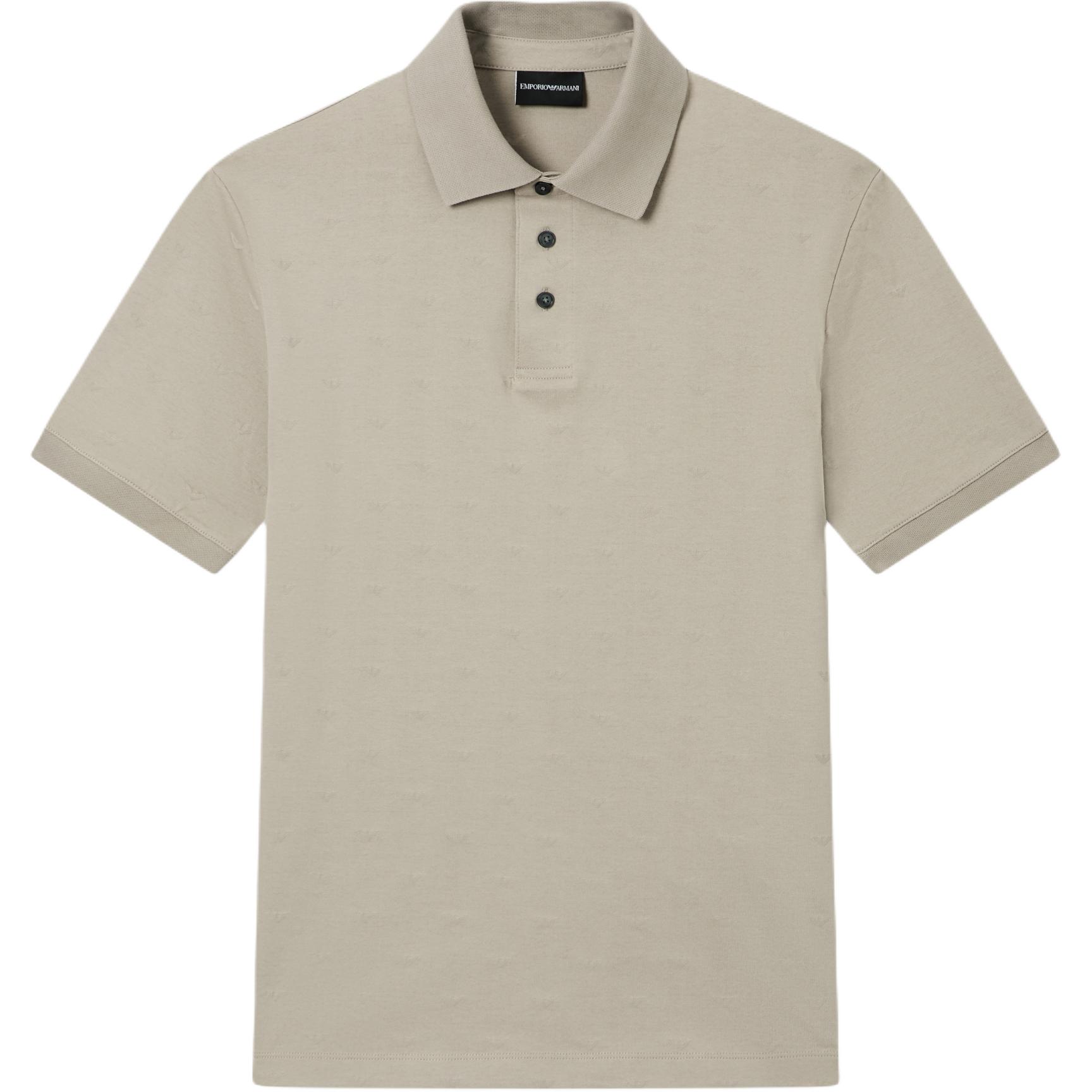 

Emporio Armani Ss26 Cotton Plain Knit Polo Shirt Men tops EM004912-AF10762-F6219 S