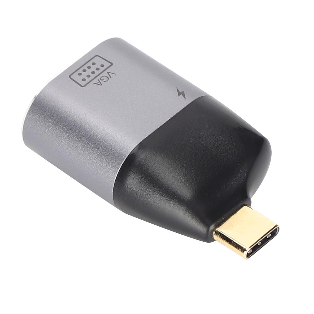 TypeC Male to VGA Female Adapter Portable TypeC to VGA Adapter Compatible for Windows Android OS X