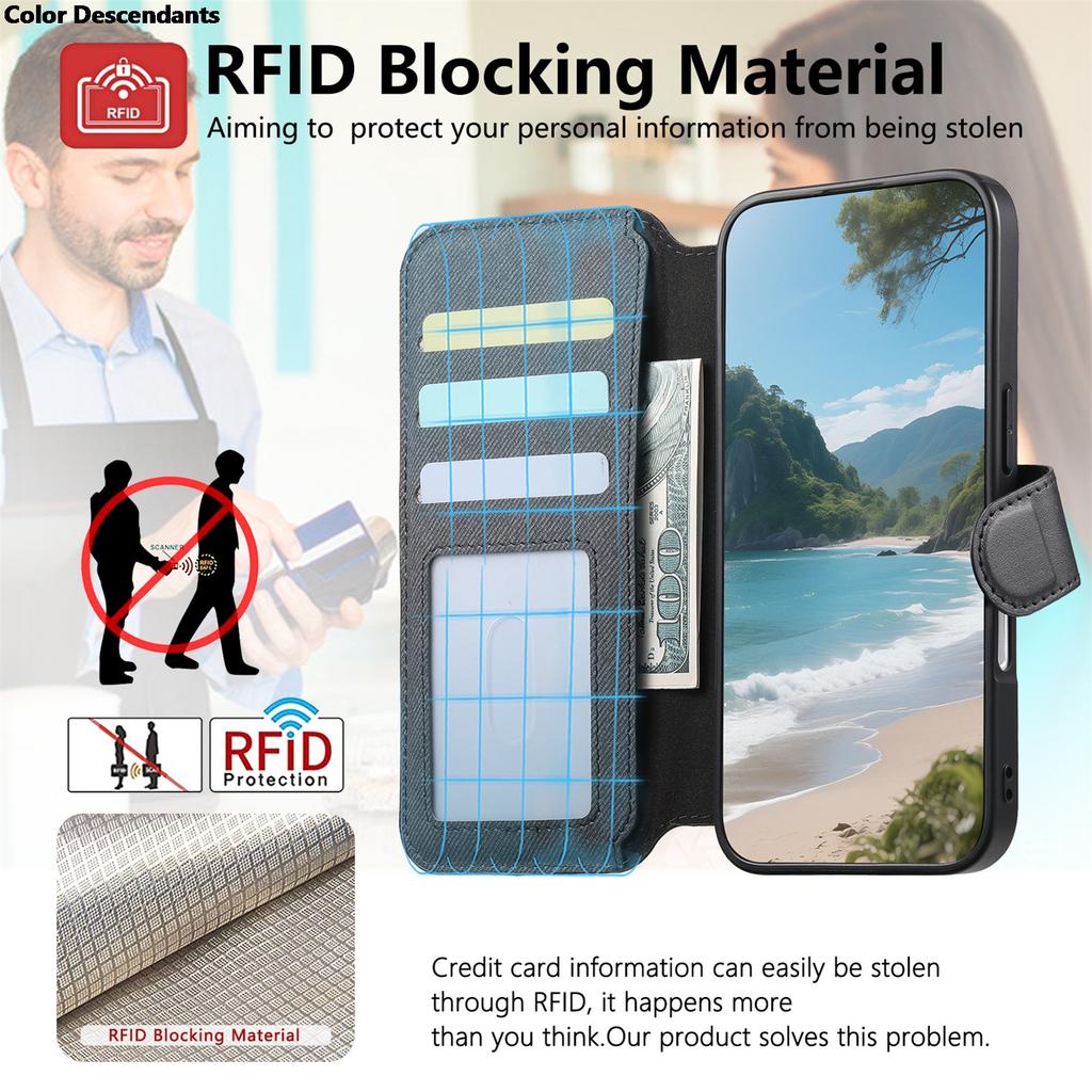 M56 5G 2025 RFID Detachable Leather Zipper Wallet Case For Samsung Galaxy M56 Luxury Cover For Galaxy M22 M56 M32 2In1 Etui