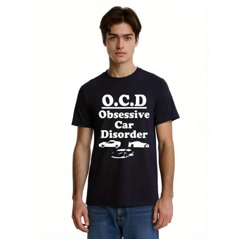 Europäische Größen Obsessive Auto T-Shirt Kfz-Mechaniker Werkstatt Geschenk Vatertag Weihnachten Witz Oldtimer-Liebhaber Geschenk Retro-Auto