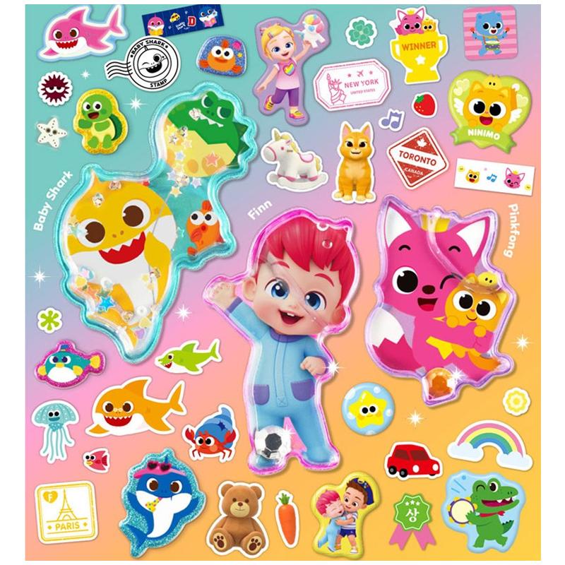 Made In Korea , KC-Certified – Baby Shark Puzzle Sticker Book (3 Options)