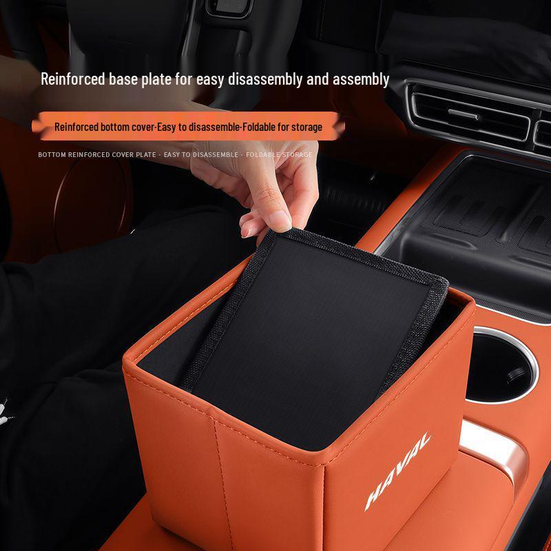 Organizador de Armazenamento e Lixeira Dobrável para Carro Haval - Serve para H6, Big Dog, M6, First Love, H5, H7, H8, H9, F7, H3