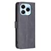 BINFEN COLOR For Infinix Note 40X 5G Phone Cases Wallet Stand Geometry Imprint Leather Cover