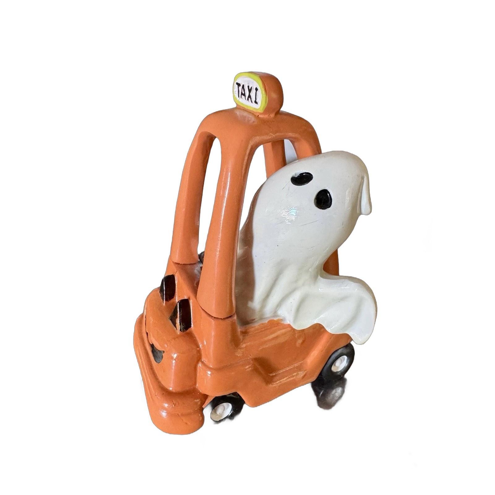 

Halloween Taxi Dog Desktop Decoration,Holiday Decorations,Holiday Gifts For Friends One Size
