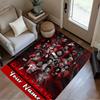 Bloodline Unites Customize Your Name Area Rug Perfect for Hallway Kitchen Entryway Playrooms Antislip Carpet Office home decor Birthday/Christmas Gift