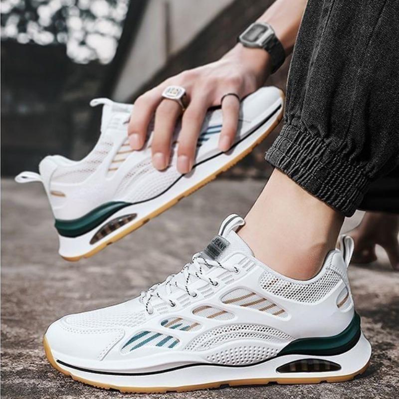 Men's Sneakers New Lightweight Wear-resistant Anti Slip Running Shoes Casual Shoes for Men Mesh Lace Up Men Flats Men Shoes