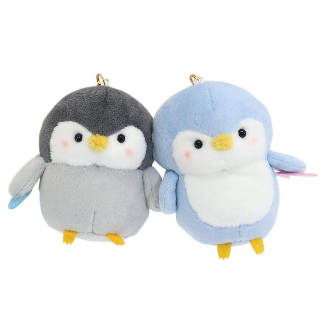 Mascot Keychain [NicoNui Pair Plush Ball Chain] PenguinSet of 2