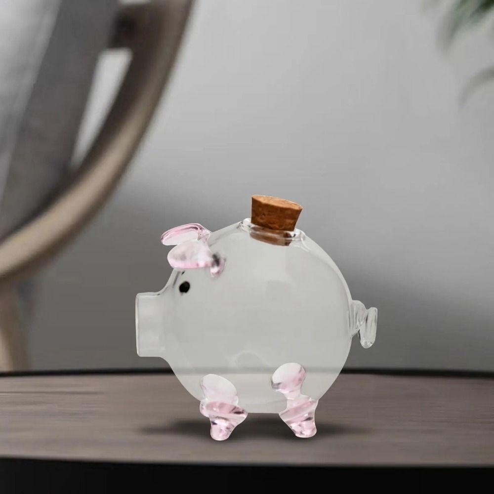 Multi-purpose Coins Saving Box Handmade Golden Beans Container Cute Piggy Money Bank  Gift