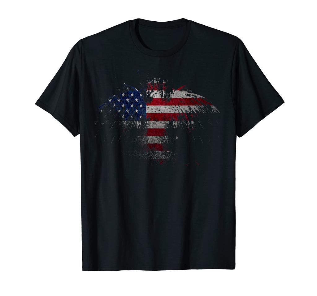 Patriotic American Eagle Flag T-Shirt