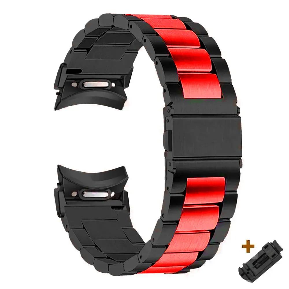No Gaps Stainless Steel Band for Samsung Galaxy Watch 7 6 5 4 40mm 44mm 5Pro 45mm Metal Bracelet for 6Classic 43/47mm Wristband