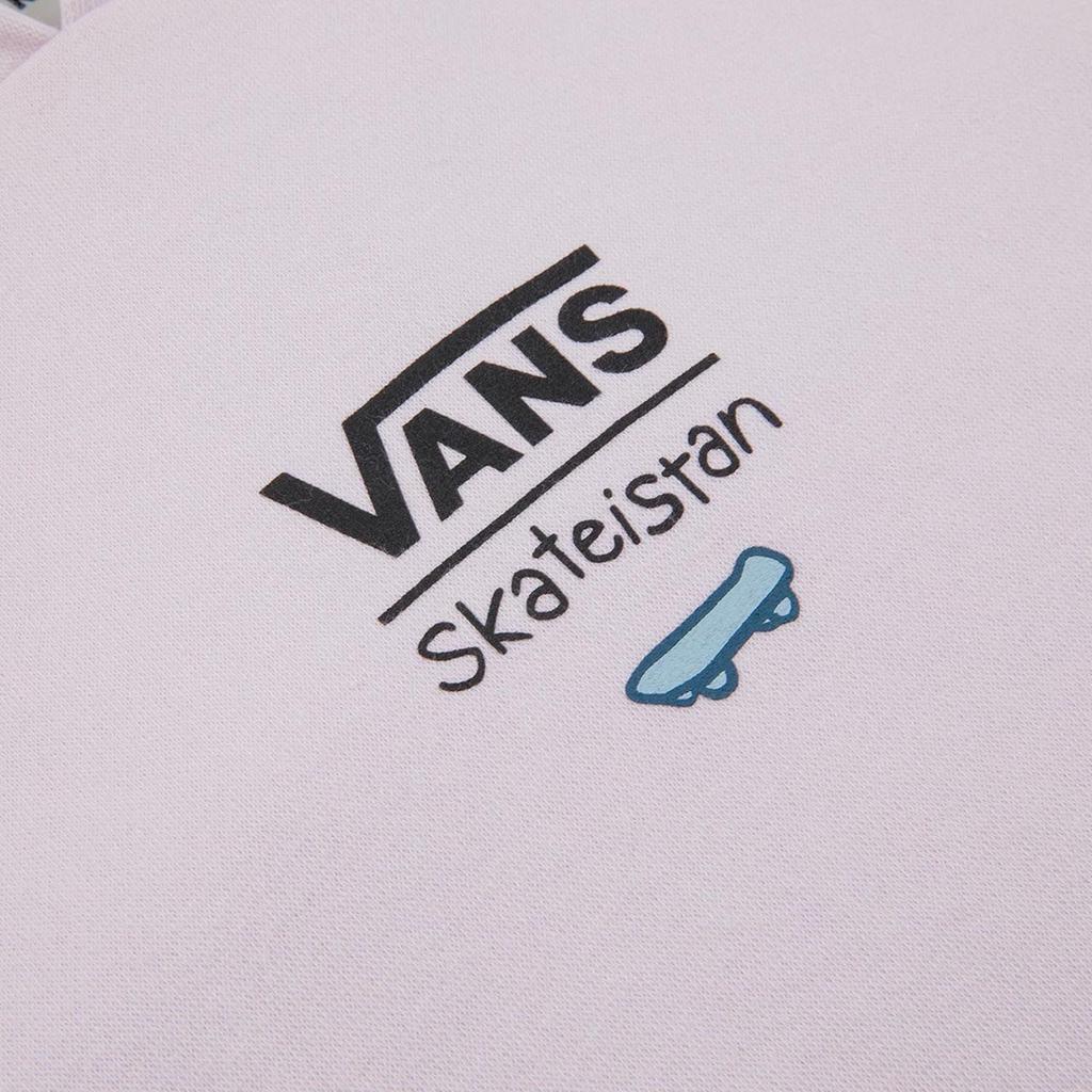 Vans X Skateistan Lustiges Seitenmuster Schachbrettmuster Kapuzenpullover Damen Oberteile Hellviolett VN0A5LF31QW