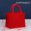 Luxury Embroidered Gift Christmas Party Bags Burlap Tote Casual Lightweight Cloth Bag Wedding Letter Gifts for Bride Packaging