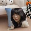 singer sweet JJung Eun Ji Cushion Cover Throw Pillow Cover Hidden Button Durable Polyester Chair Cushion