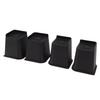 4Pcs Furniture Riser 6in Heavy Duty Slip Proof ABS Bed Rise Lift Block for Chair Sofa