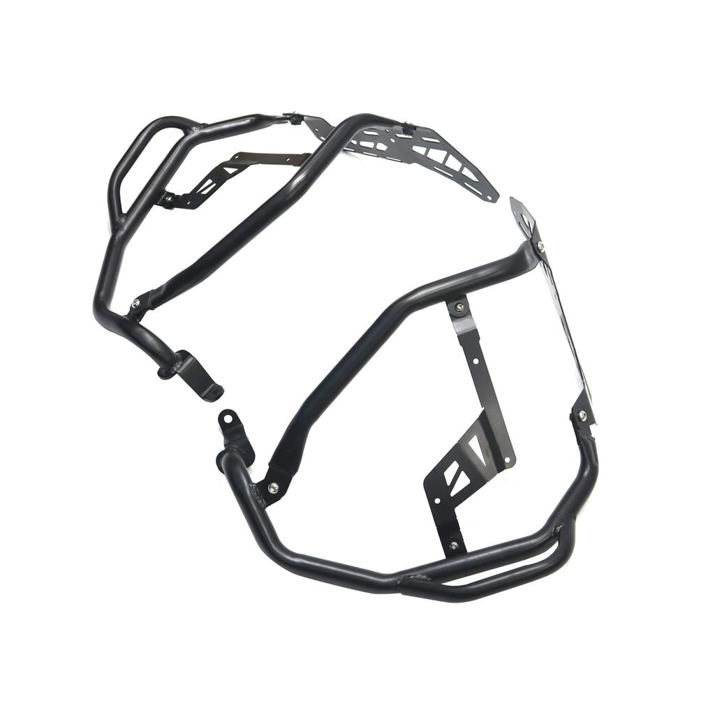 For BMW R1300GS ADV 2025 Carbon Steel Black Motorcycle Engine Upper Guard Bracket Mount Bumper Frame Support Protector Bar