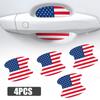 4pcs Auto Accessories Car Door Bowl Anti Scratch Sticker Car Door Flag Styling Decorative Sticker Car Handle Protection Film