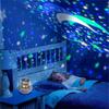 Night Light Projector Star Moon Sky Rotating Battery Operated Bedside Lamp for Children Kids Baby Bedroom Nursery 5 Sets of Film