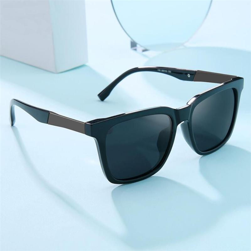 Minus Lens Myopia Sunglasses Men Anti-Uv Big Frame Square Driving Anti-Glare Prescription Glasses 0 -0.5 -0.75 To -6