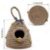 4/1 Pcs Honeycomb decoration jute hanging tiered tray decoration cute handmade honeycomb bee theme party ornaments shelf garden