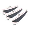 Universal Front Bumper Lip Decoration Diffuser Splitter Fins Body Spoiler Canards Valence Chin Car Tuning Canard Decor