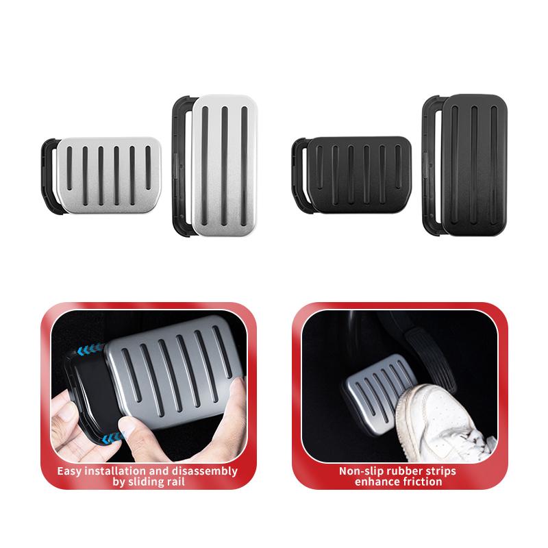 TESY For Tesla All Model YL Y Juniper Launch Model 3 Highland Accelerator Brake Pedal Anti Slip Foot Rest Cover
