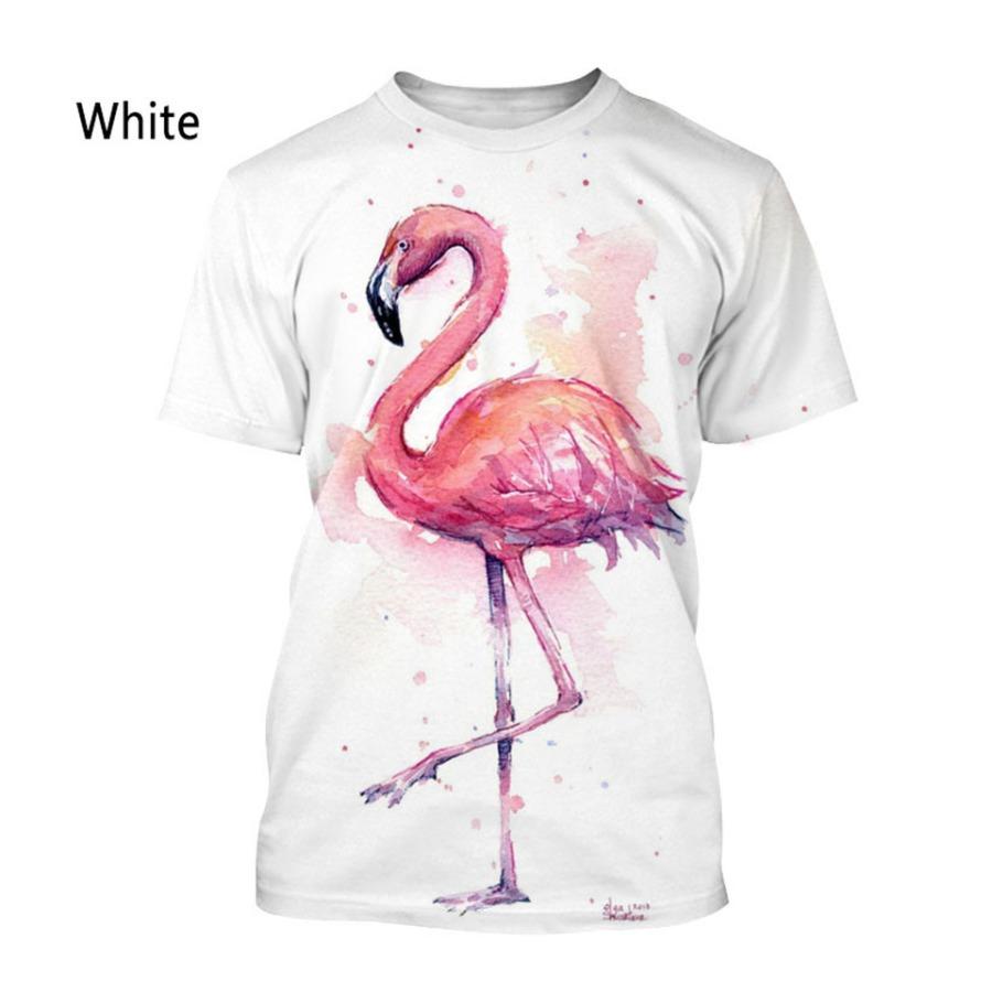 Red Crowned Crane Series 3D Printed Men's Casual Short Sleeved T-shirt Plus Size Men Sportwear Summer T-shirts