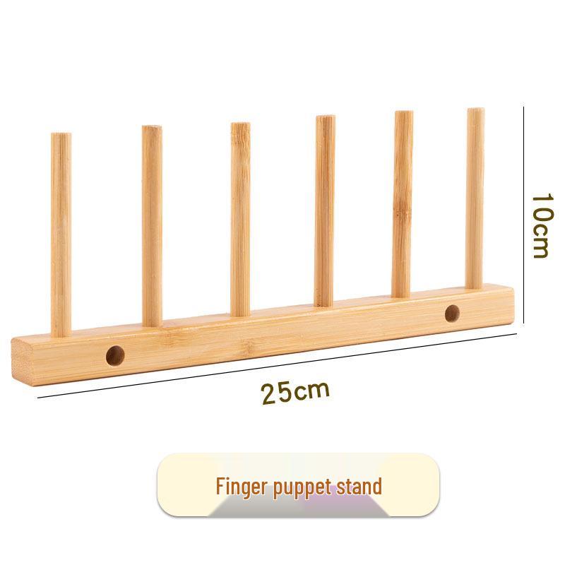 

Стойка для хранения пальчиковых кукол для языковой игровой зоны в детском саду