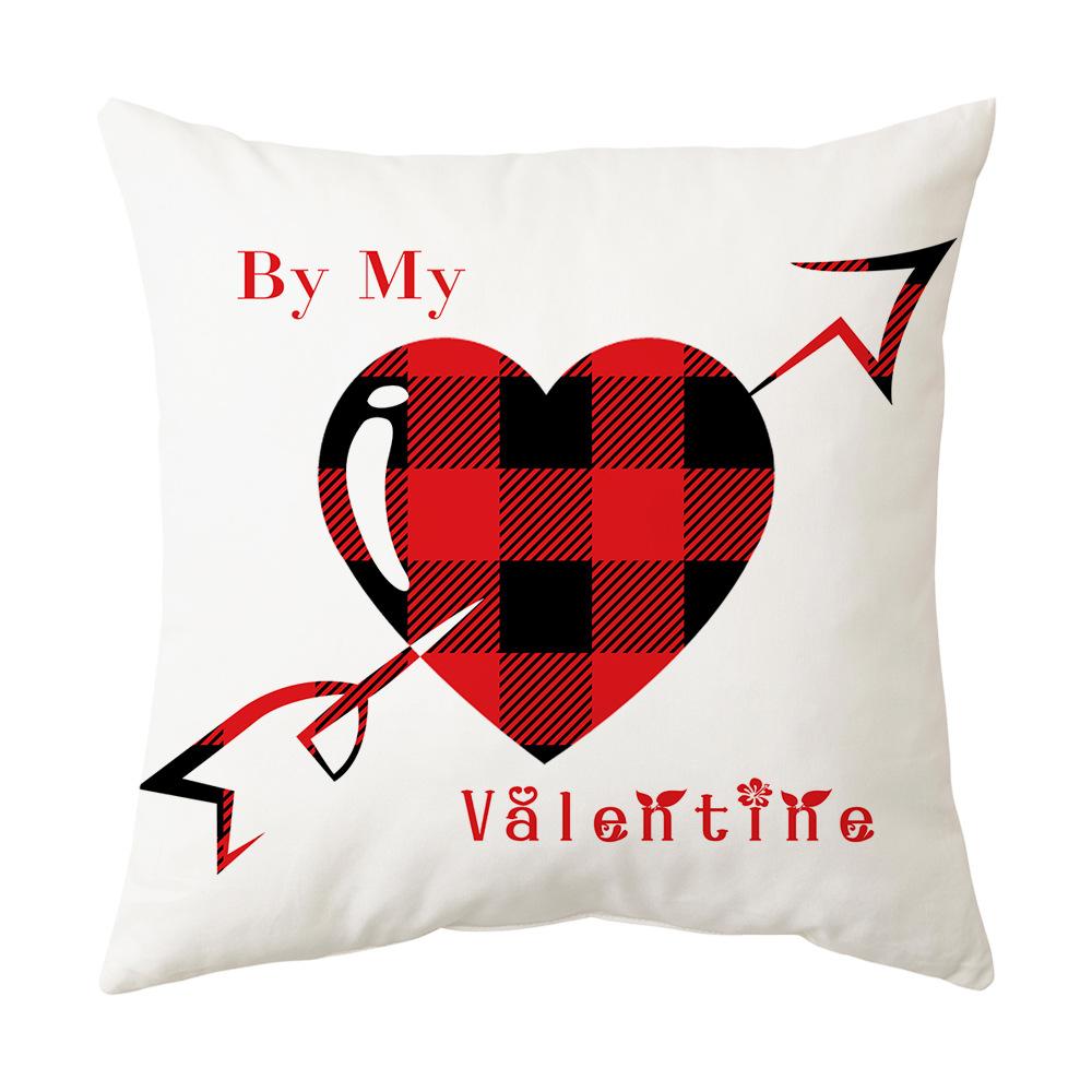 New Valentine's Day Pillow Cover Love Holiday Gift Pillow Home Cushion Cushion Cover